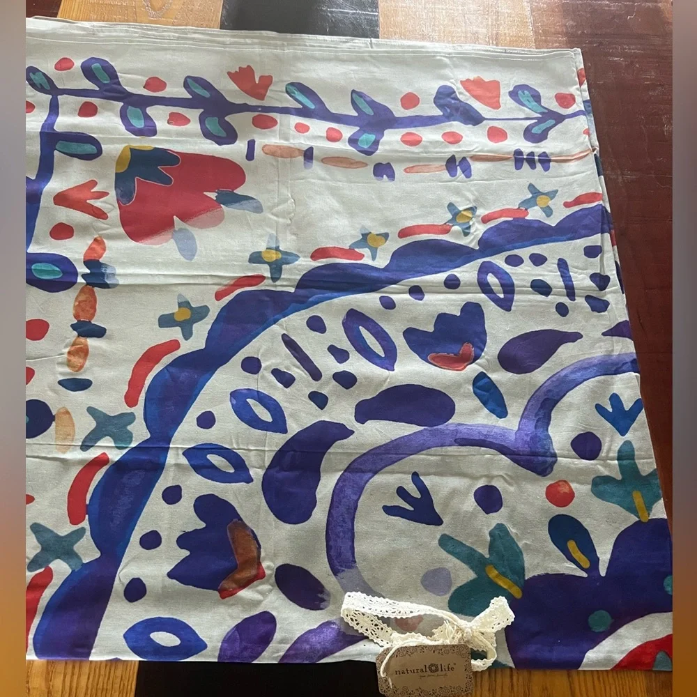 NATURAL LIFE Multicolor Tapestry with Fringe - Picture 3 of 5